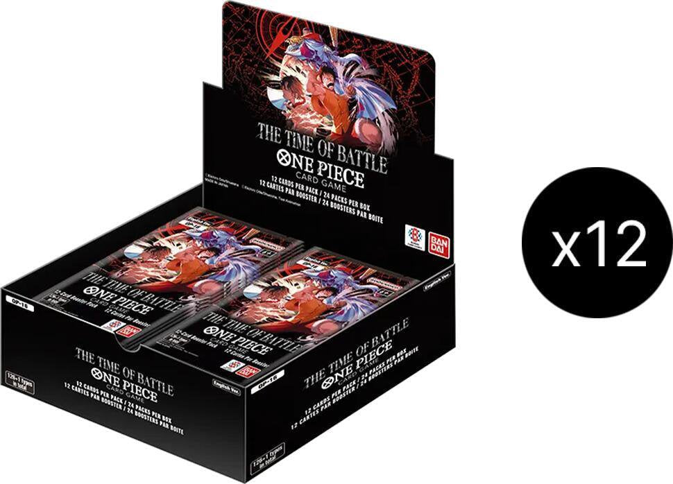 One Piece Card Game OP-16 The Time of Battle Sealed Case with 12 English Booster Boxes (Pre-Sale - Release Date 6/12/2026)