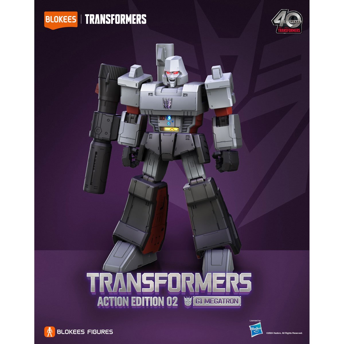 Blokees Transformers Shining Version 1 Roll Out G1 Megatron Light Up
