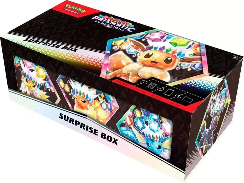 Pokémon Scarlet & Violet Prismatic Evolutions Surprise Box NEW Sealed
