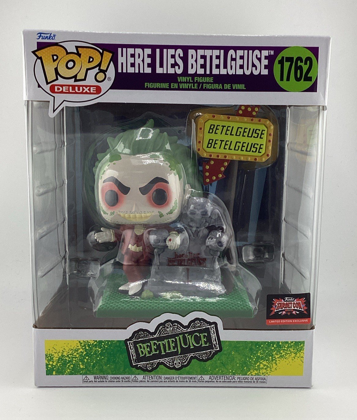 Funko Pop! Deluxe: Beetlejuice Here Lies Betelgeuse Target Con (Exclusive) #1762