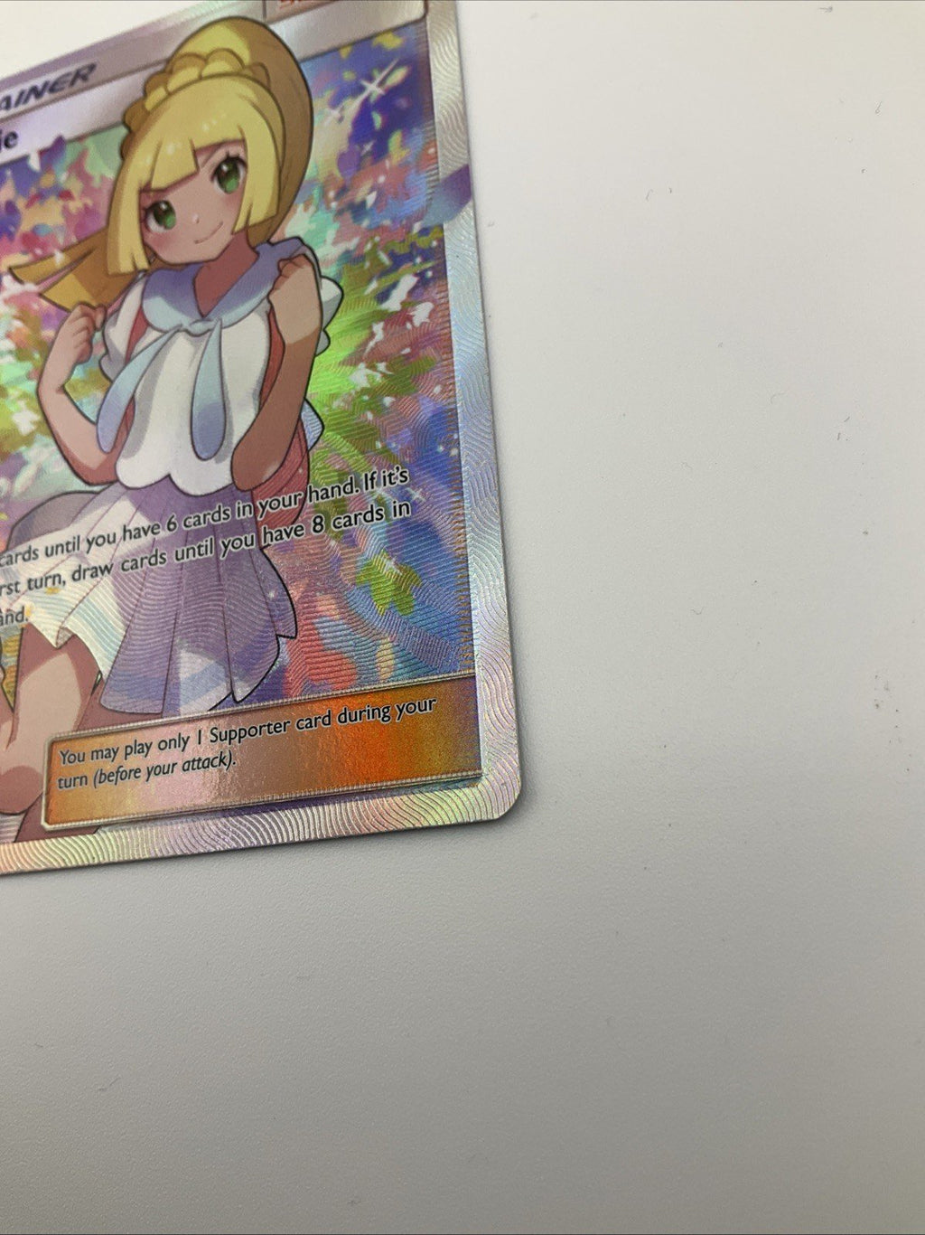 Pokémon Lillie Trainer 151/156 2018 TCG Ultra Prism Full Art Near Mint!