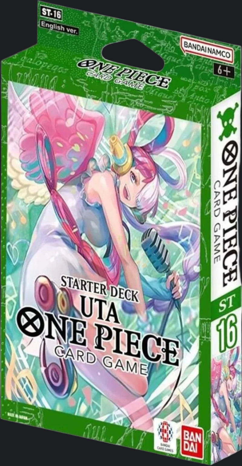 One Piece TCG Starter Deck UTA GREEN ST-16 Bandai Namco (50-Card Deck)