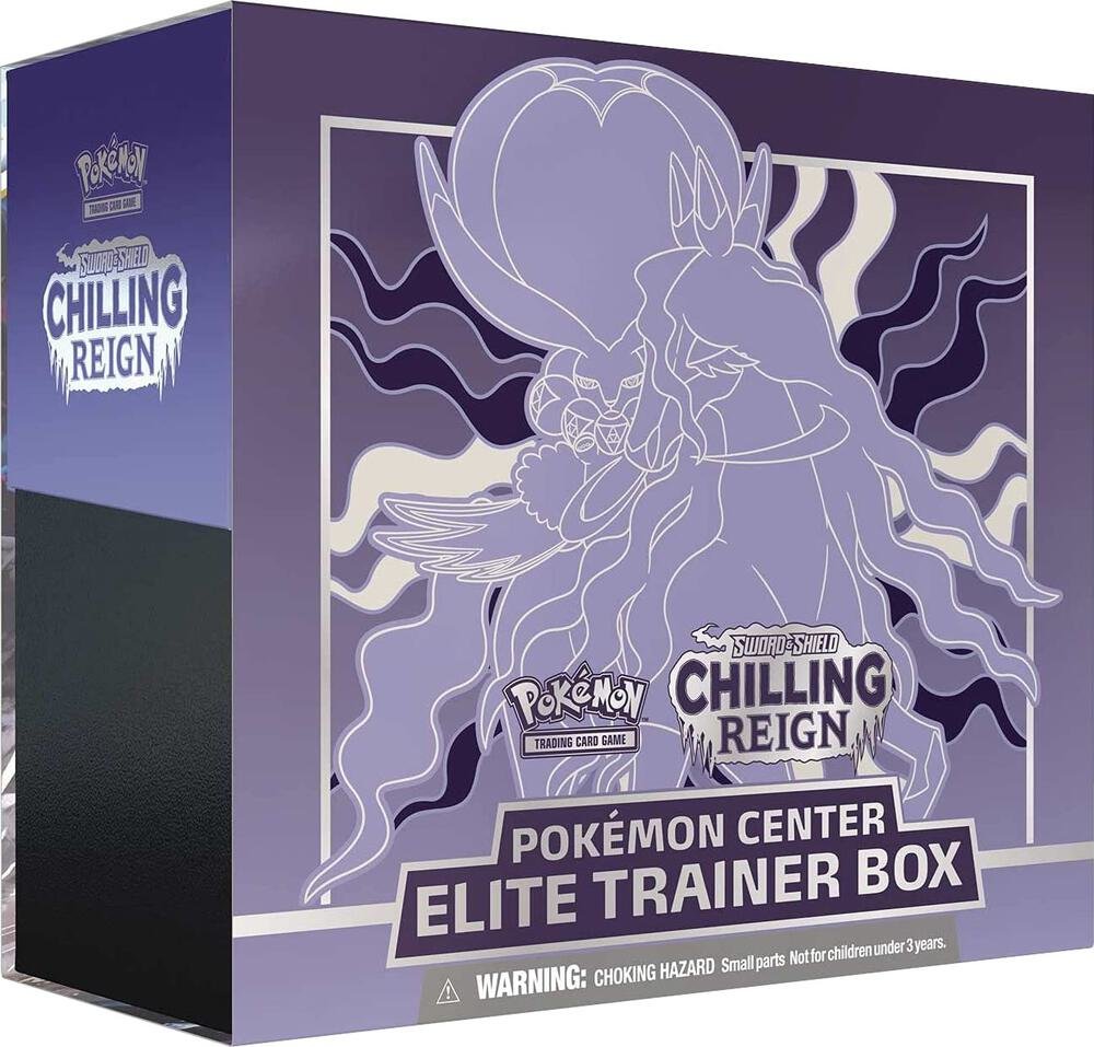 Pokémon TCG Sword & Shield Chilling Reign Pokémon Center Elite Trainer Box (ETB)