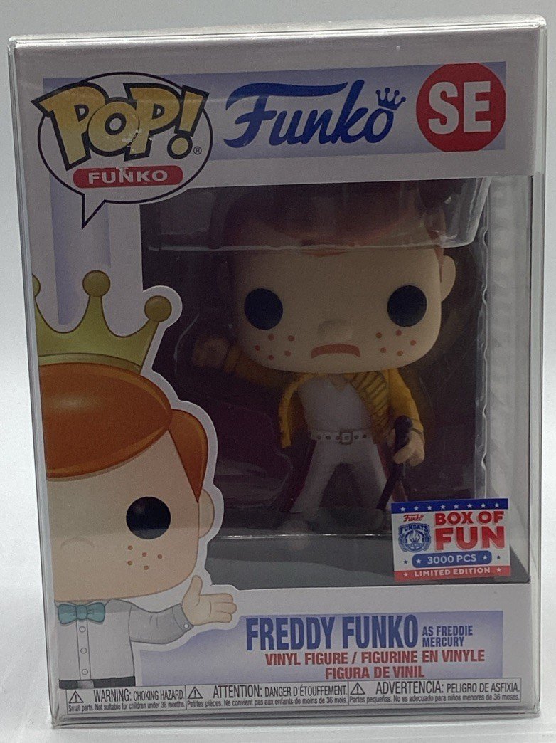 Funko Pop! Vinyl: Freddy Funko - Freddy Funko as Freddie Mercury Box Of Fun SE