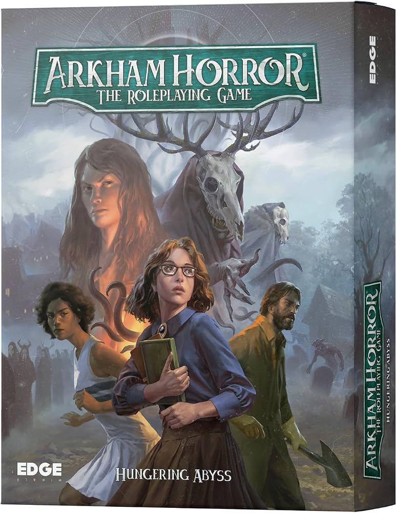 Arkham Horror RPG Starter Set Hungering Abyss Tabletop Roleplaying Game Starter Set