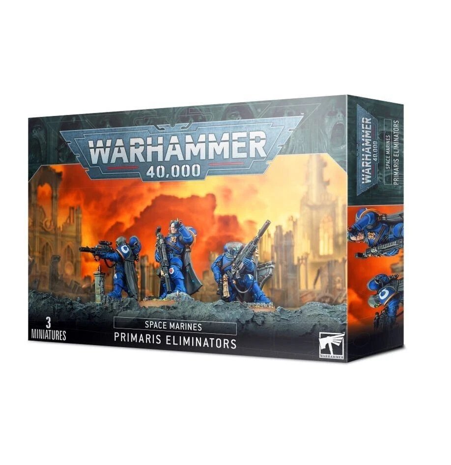 Games Workshop Warhammer 40K: Space Marines: Primaris Eliminators Mini Figures - 3 Miniatures