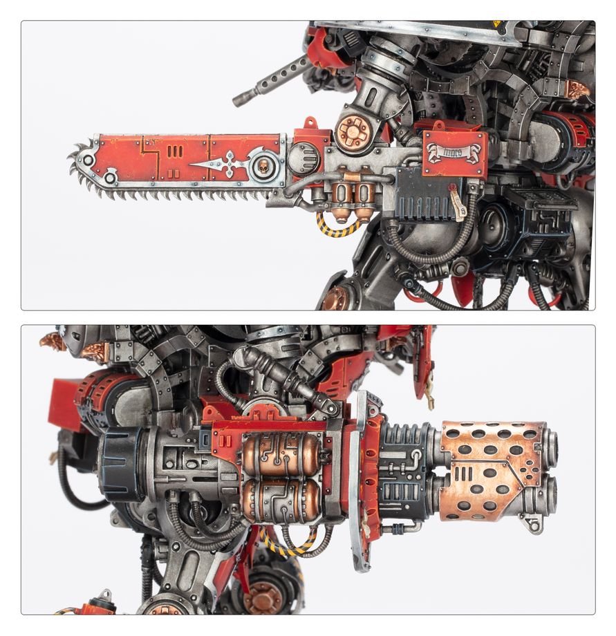 Warhammer 40K Imperial Knights Knight Questoris Model Kit – Multipart Plastic War Machine Figure with 6 Build Configurations for Warhammer 40,000 Armies