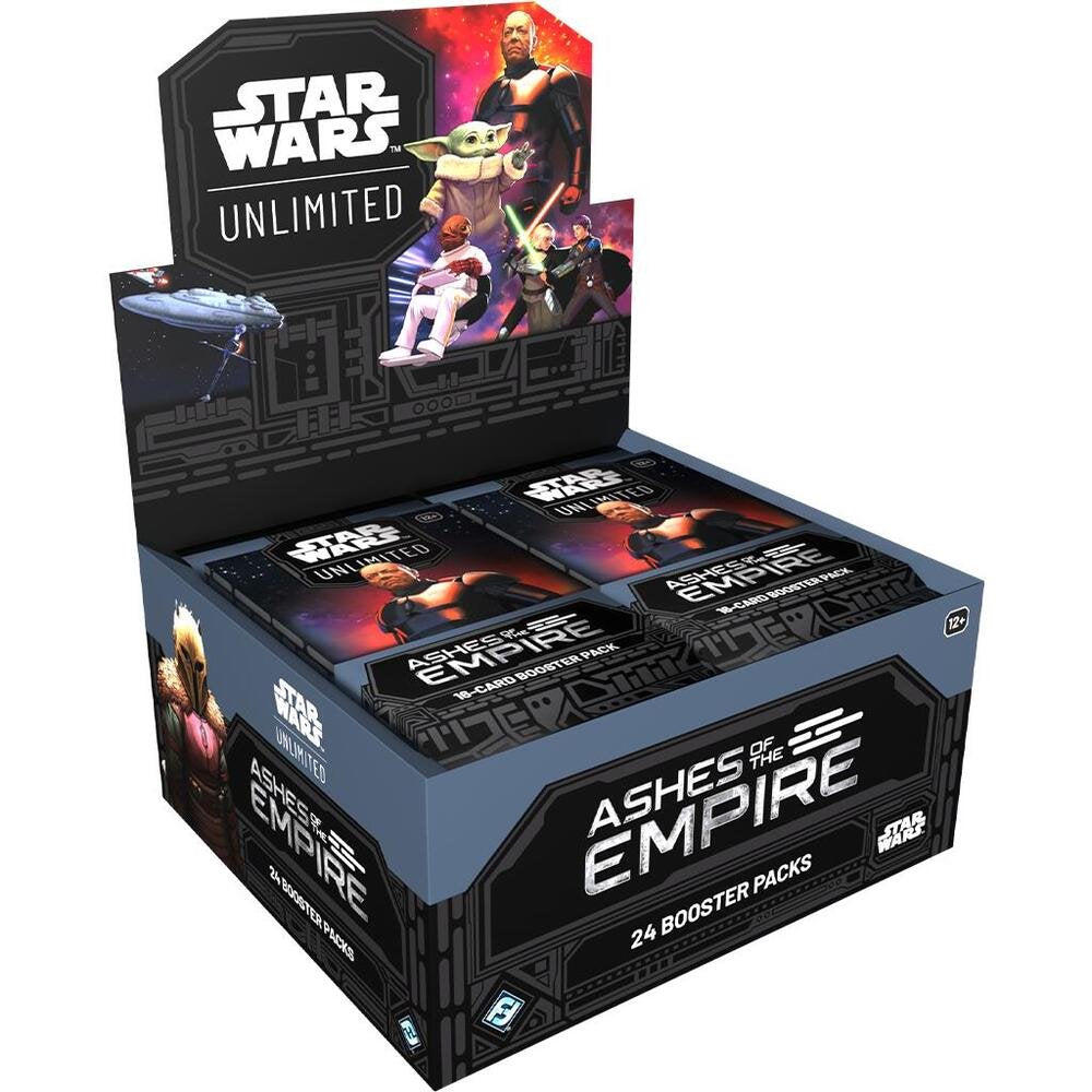 Star Wars Unlimited Ashes of the Empire Booster Box Display Trading Card Game Booster Packs