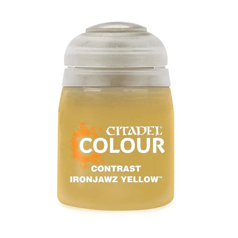 Warhammer Citadel Contrast: Ironjawz Yellow Paint Bottle 18ml