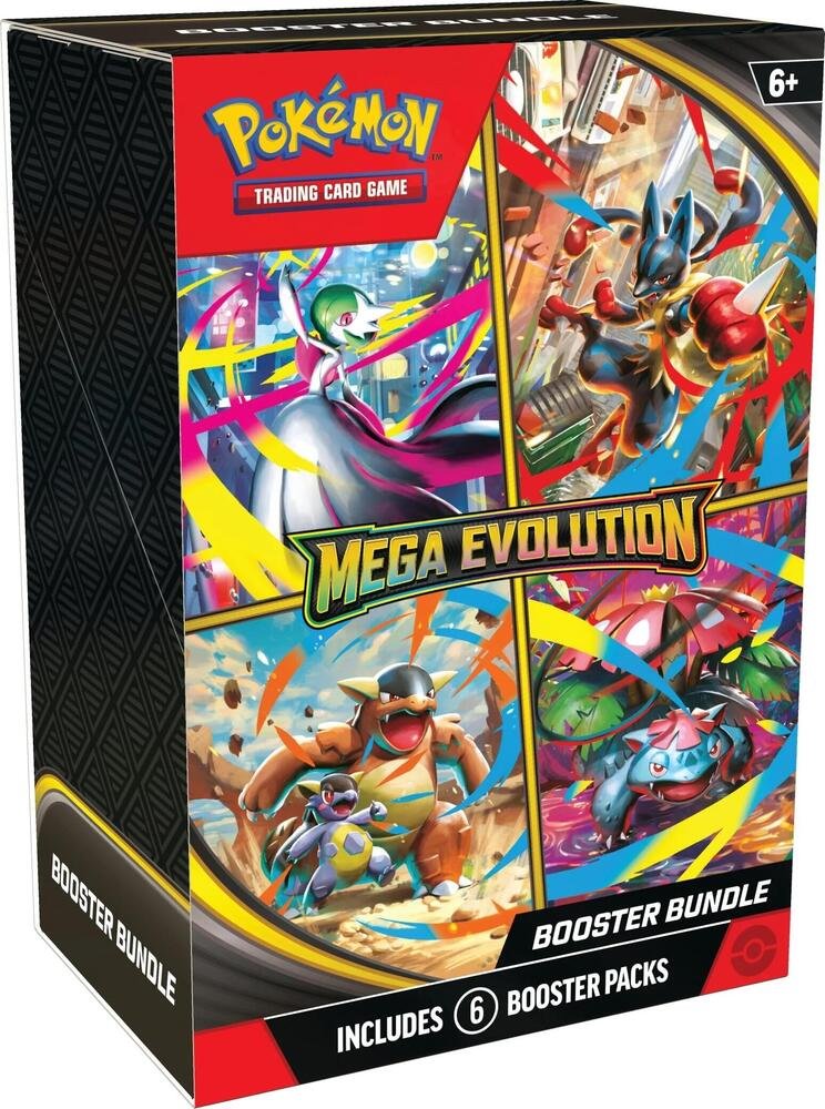 Pokémon TCG Mega Evolution ME01 Booster Bundle – 6 Pokémon Cards Booster Packs