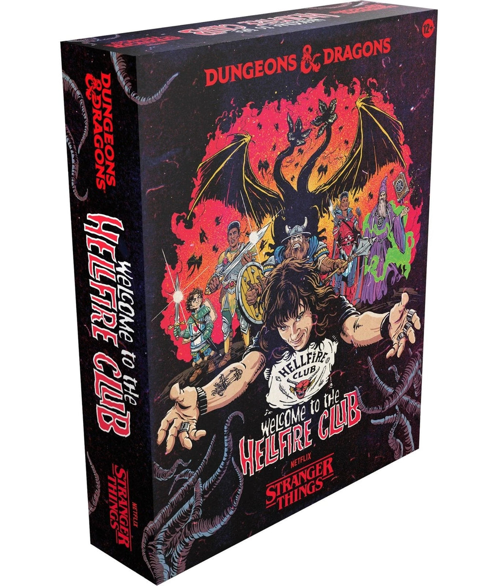 Dungeons & Dragons Stranger Things Welcome to the Hellfire Club Adventure Game Board Game Set for DnD Books and Gaming