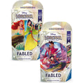 Disney Lorcana Trading Card Game Fabled Starter Decks – Amber & Sapphire + Emerald & Ruby