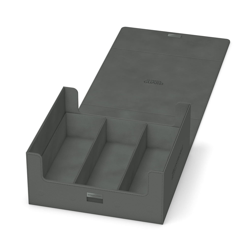 Ultimate Guard Treasurehive 90+ Card Storage Case – Grey | TCG Deck Box Organizer