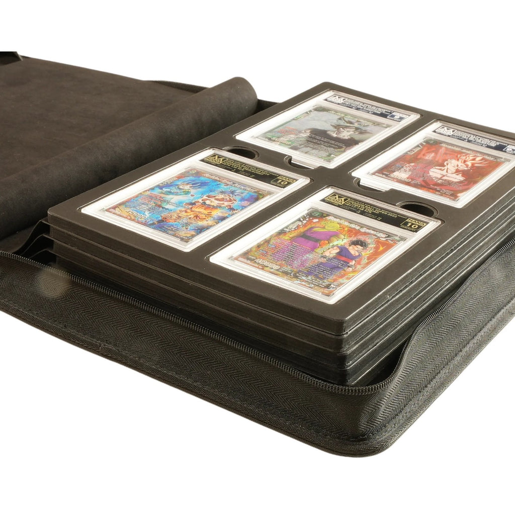 TopDeck Slab Binder for Graded Trading Cards Holds 28 PSA BGS CGC Slabs Protective Storage Album
