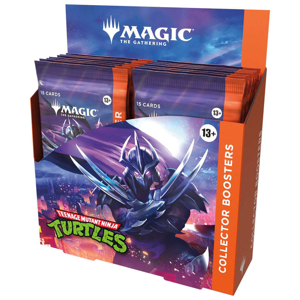 Magic: The Gathering Teenage Mutant Ninja Turtles Collector Booster Box – Rare TMNT Cards for Collectors & Players, Epic Crossover Fun