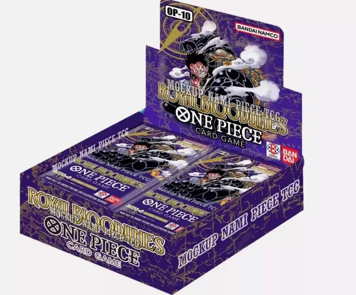 Bandai One Piece TCG OP-10 Royal Bloodlines Booster Box English One Piece Trading Cards