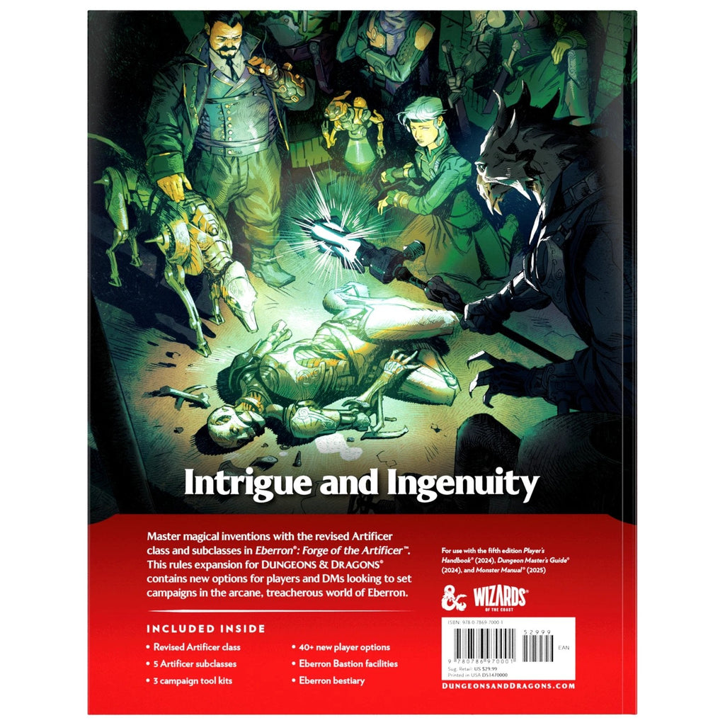 Dungeons and Dragons: Eberron - Forge of the Artificer (Hard Cover)