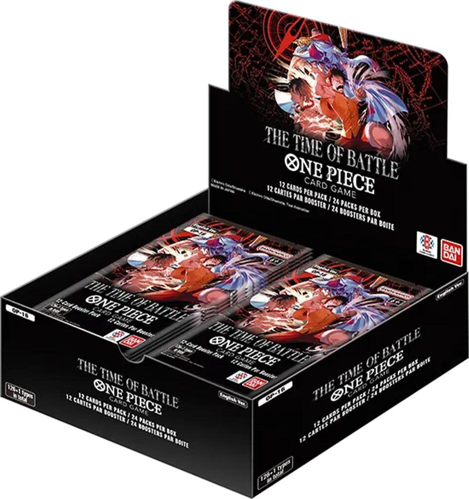 One Piece English OP-16 Time of Battle Booster Box | One Piece TCG Booster Box | Collectible Trading Cards & Anime Cards for Card Game Fans (PREORDER - Release Date June 12, 2026)