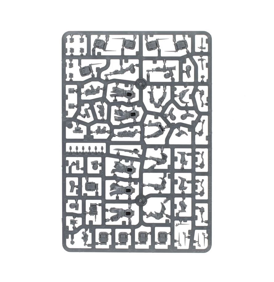Warhammer 40,000 Astra Militarum Death Korps of Krieg Miniatures Set – 10 Customizable Plastic Soldiers with Transfer Sheet for Warhammer 40K
