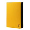 Zion Cases TopLoader 9 Pocket Binder Yellow Trading Card Storage Album