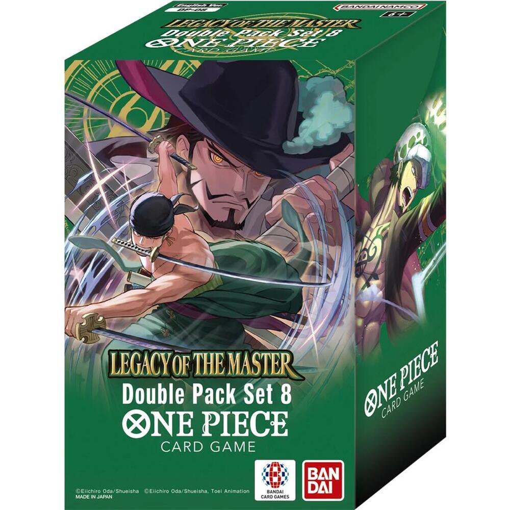 One Piece Card Game OP12 Double Pack Set 8 DP08 Legacy of the Master with Booster Pack and DON Card