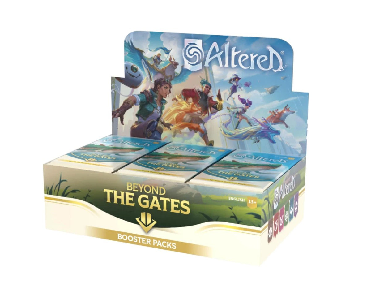 Altered TCG: Beyond the Gates Booster Box – Collector Booster with Trading Cards, Booster Pack Set for Card Game Fans, Card Deck Expansion, Collectibles, Card Display, and TCG Enthusiasts