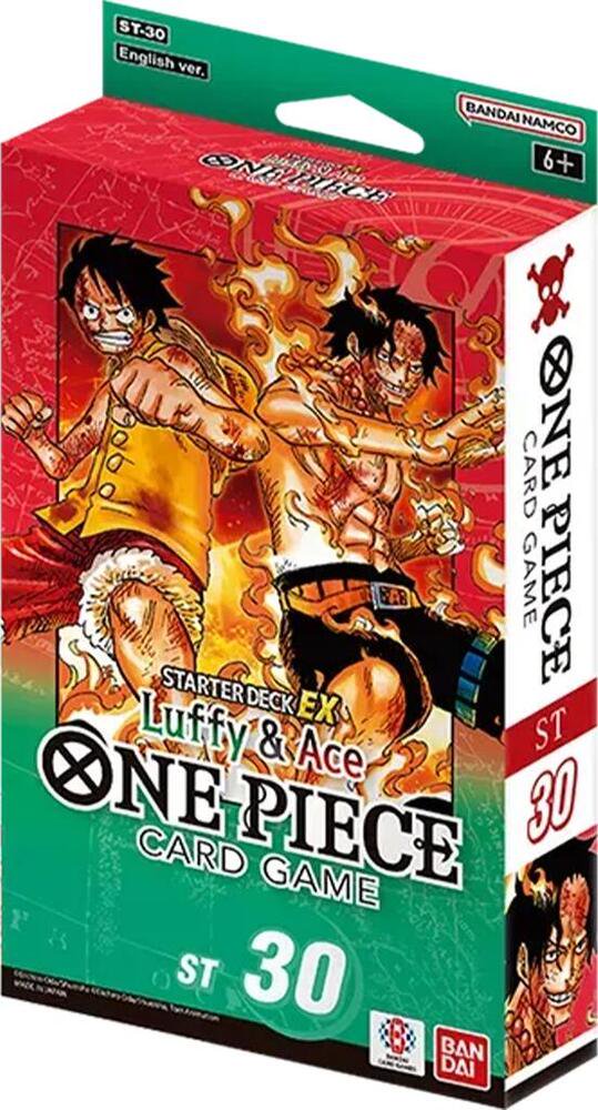 Bandai One Piece TCG ST-30 Starter Deck EX Luffy and Ace English Version