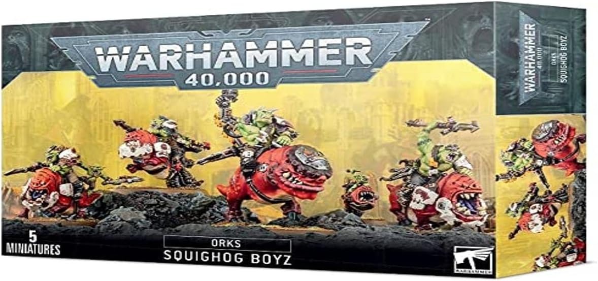 Warhammer 40,000 Orks Squighog Boyz - 5 Miniatures