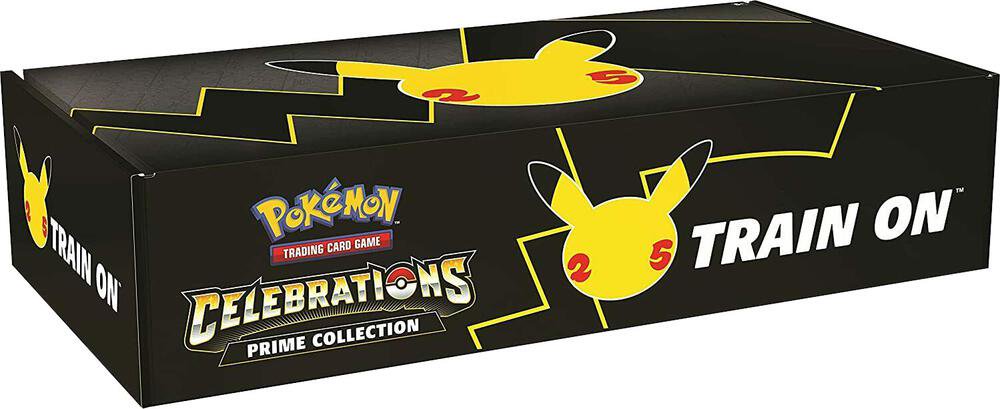 Pokemon TCG Celebrations Prime Collection Train On Collectible Card Game Box Set