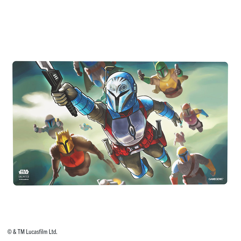 Star Wars Unlimited Game Mat Bo Katan Kryze Playmat for Trading Card Game Tabletop Play