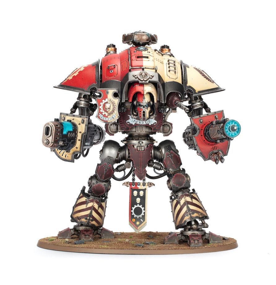 Warhammer 40K Imperial Knights Knight Questoris Model Kit – Multipart Plastic War Machine Figure with 6 Build Configurations for Warhammer 40,000 Armies