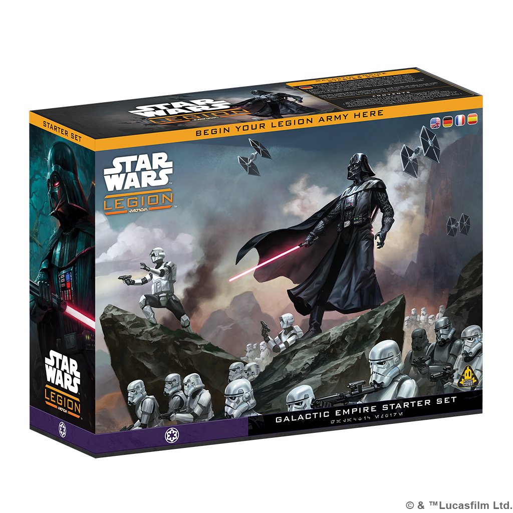 Star Wars Legion Galactic Empire Starter Set Miniatures Strategy Game