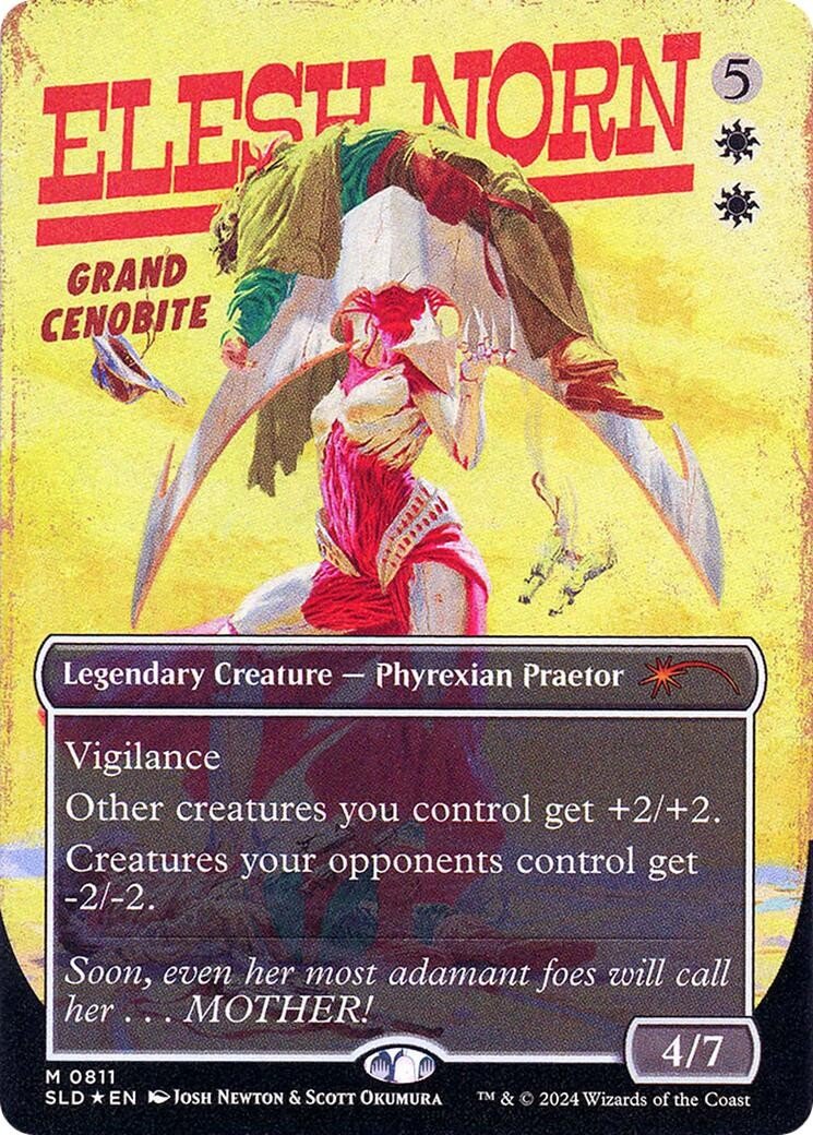 MTG Elesh Norn, Grand Cenobite (0811) (Rainbow Foil) Secret Lair Drop Foil