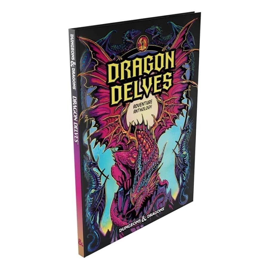 Dungeons & Dragons: Dragon Delves Alternate Hardcover Book | D&D Adventure Book for Dragon Masters & Collectors