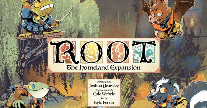 ROOT The Homeland Expansion Board Game Strategy Expansion for Woodland Tabletop Game