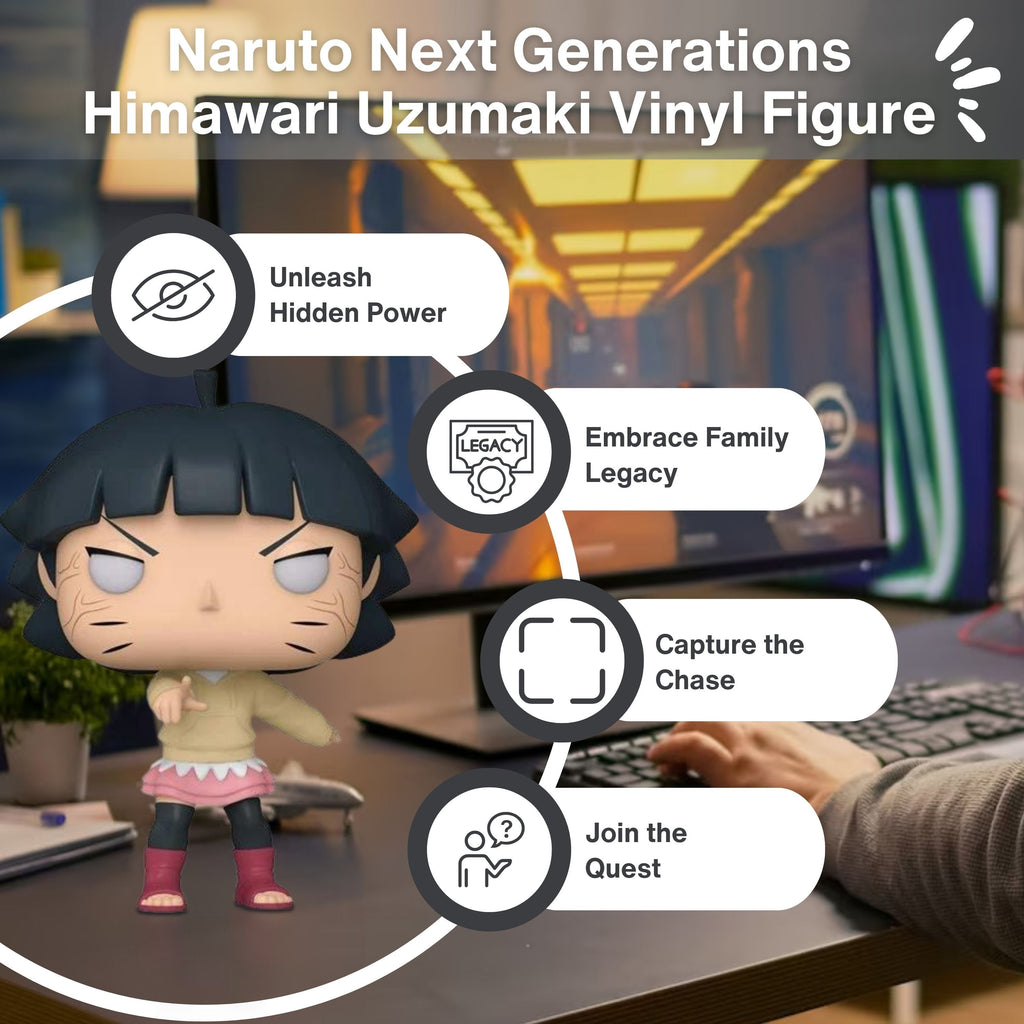 Himawari Uzumaki Funko Pop! Animation Boruto - Naruto Next Generation - Approx. 4" Chase Limited Edition Collectible Vinyl Figure #1654 with Display Box Protector Case