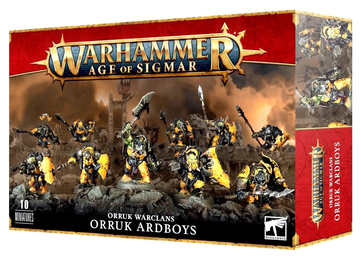Warhammer Age of Sigmar Orruk Warclans Orruk Ardboyz - 10 Miniatures