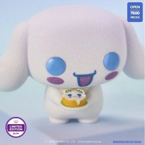 Cinnamoroll #92 Funko Pop! Hello Kitty and Friends - Diamond Collection Glitter LE 7500 - Approx. 2.75" Collectible Vinyl Figure Bundled with Display Box Protector Case