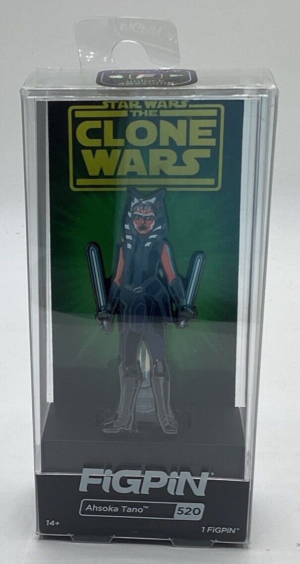 Disney Figpin Star Wars The Clone Wars Ahsoka Tano Collectable Pin #520 NEW
