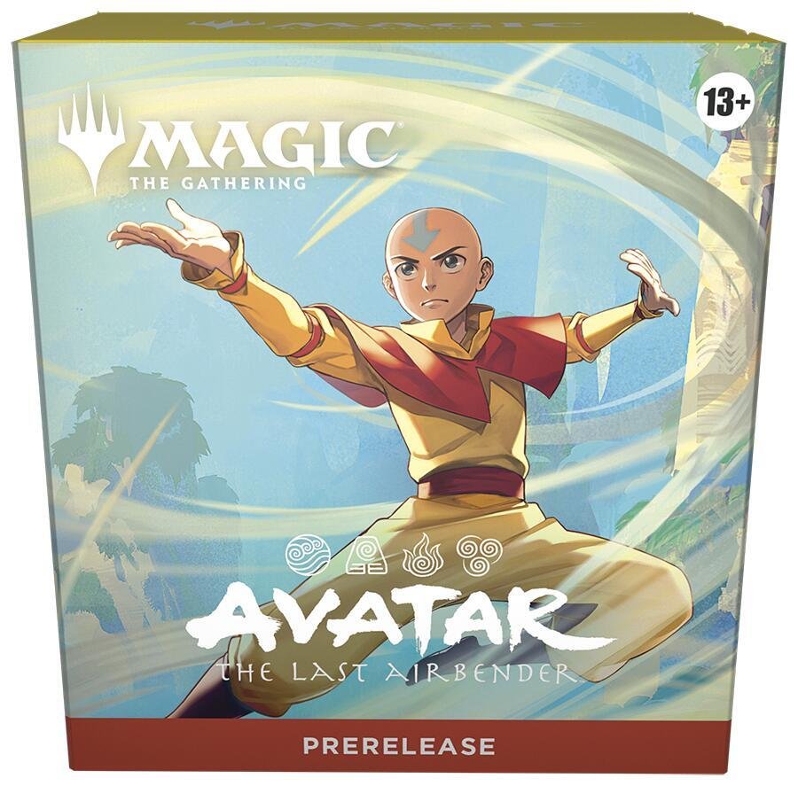 MTG Avatar The Last Airbender Aang White Prerelease Pack Play Boosters Magic The Gathering Cards