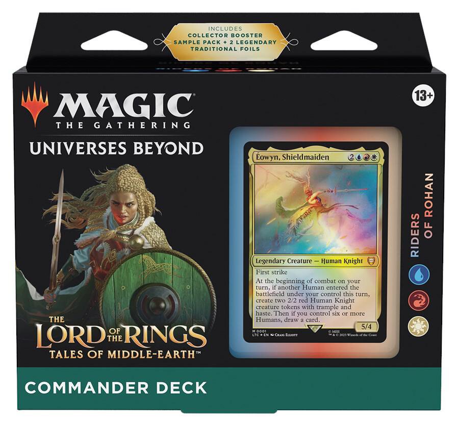 Magic The Gathering LOTR Tales of Middle Earth Commander Deck Riders of Rohan MTG Cards Set