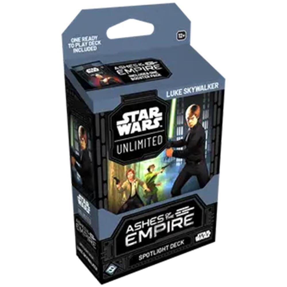 Star Wars Unlimited Ashes of the Empire Luke Skywalker Spotlight Deck Trading Card Game Deck