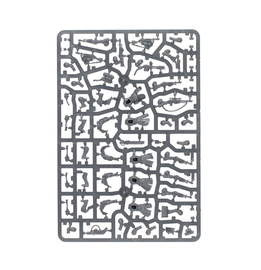 Warhammer 40,000 Astra Militarum Death Korps of Krieg Miniatures Set – 10 Customizable Plastic Soldiers with Transfer Sheet for Warhammer 40K
