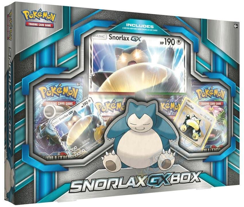 Pokemon TCG Snorlax GX Box Collectible Card Game Set with Promo Cards and Booster Packs
