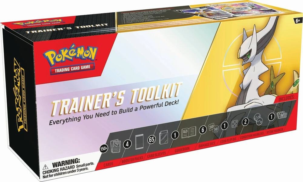 Pokémon TCG Trainer’s Toolkit 2023 – Deck-Building Set with Booster Packs & Pokémon Cards