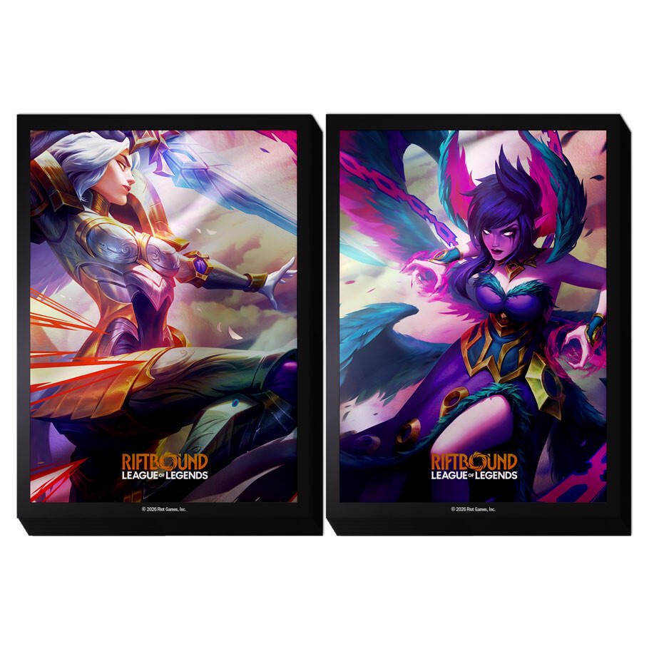 Riftbound League of Legends Kayle vs. Morgana Card Sleeves Official TCG Deck Protection