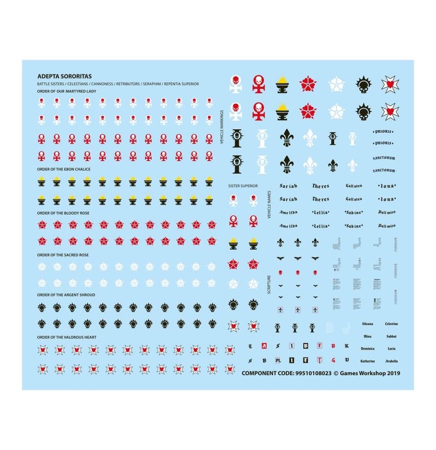 Warhammer 40K Combat Patrol Adepta Sororitas Army Set – 27 Multipart Plastic Miniatures, Sisters of Battle Warhammer 40,000 Starter & Expansion Box with Canoness and Celestian Sacresants
