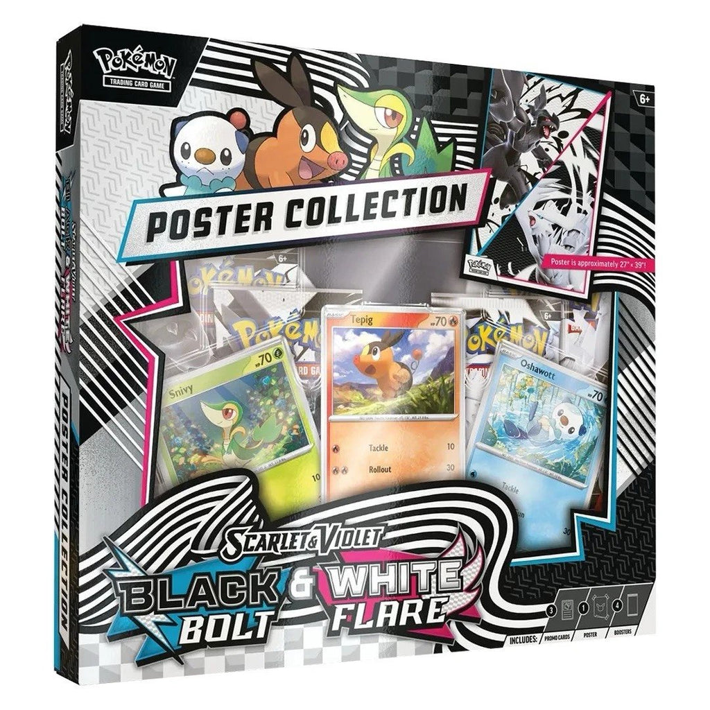 Pokemon TCG Scarlet & Violet (SV10.5) - Black Bolt & White Flare - Unova Poster Collection